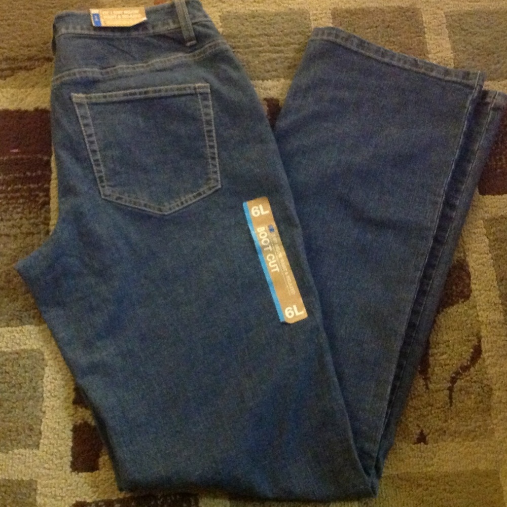 NWT Women Jeans by Merona in Bootcut in blue - Picture 3 of 10